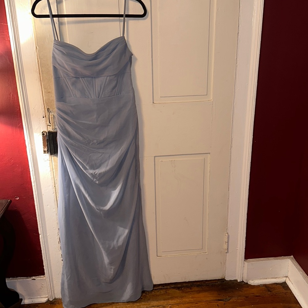 Azazie Light Blue bridesmaid Wedding Dress